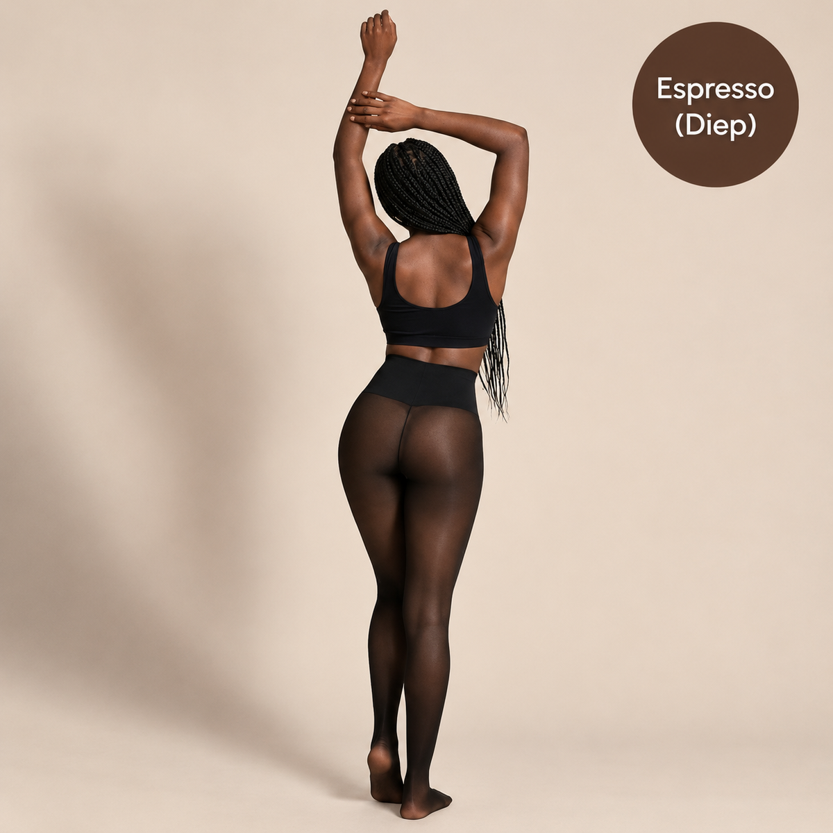 Warme Panty met Doorschijnend Effect