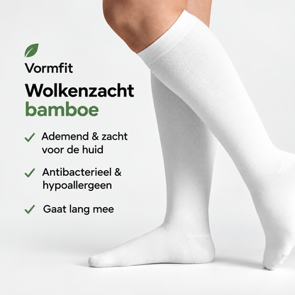 Brede bamboe compressiesokken