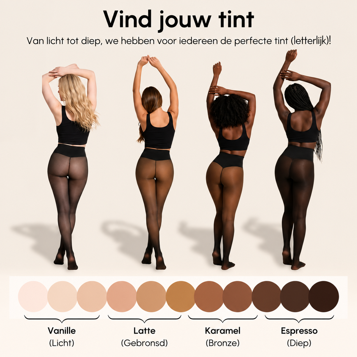 Warme Panty met Doorschijnend Effect